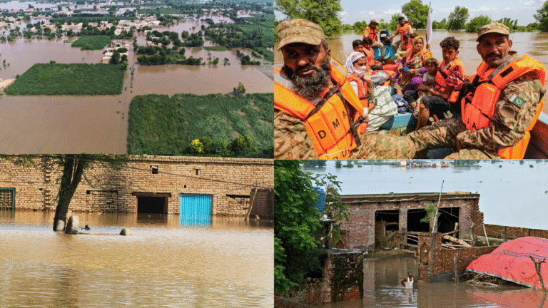 Devastating floods in Punjab Agricultural areas submerged, thousands of houses, schools and infrastructure destroyed, billions in losses-2