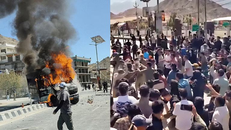India Bloody protest in Ladakh, four youths killed in violent incident.