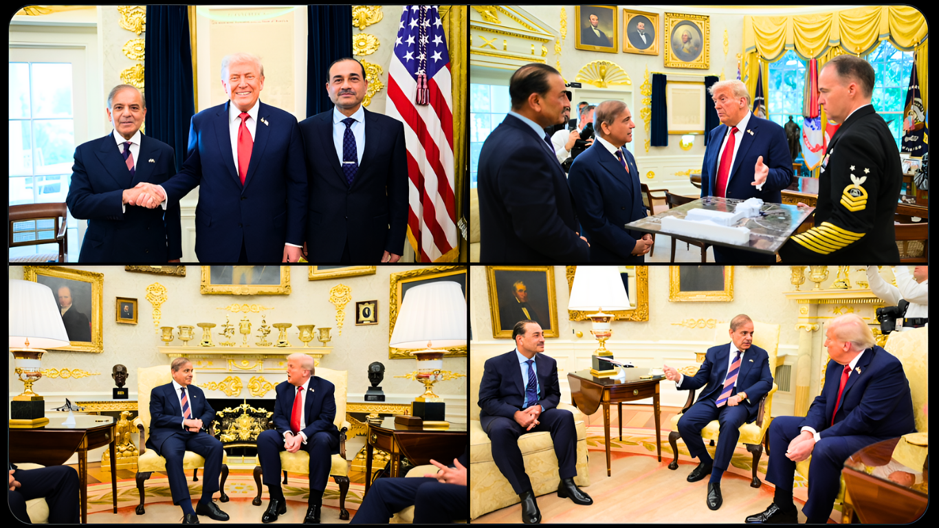 New warmth in Pak-US relations, Shahbaz Sharif and Field Marshal Asim Munir hold historic meeting with President Trump