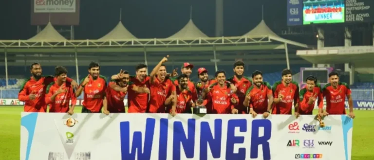Bangladesh beat Afghanistan 3-0 to clinch the series-ACB