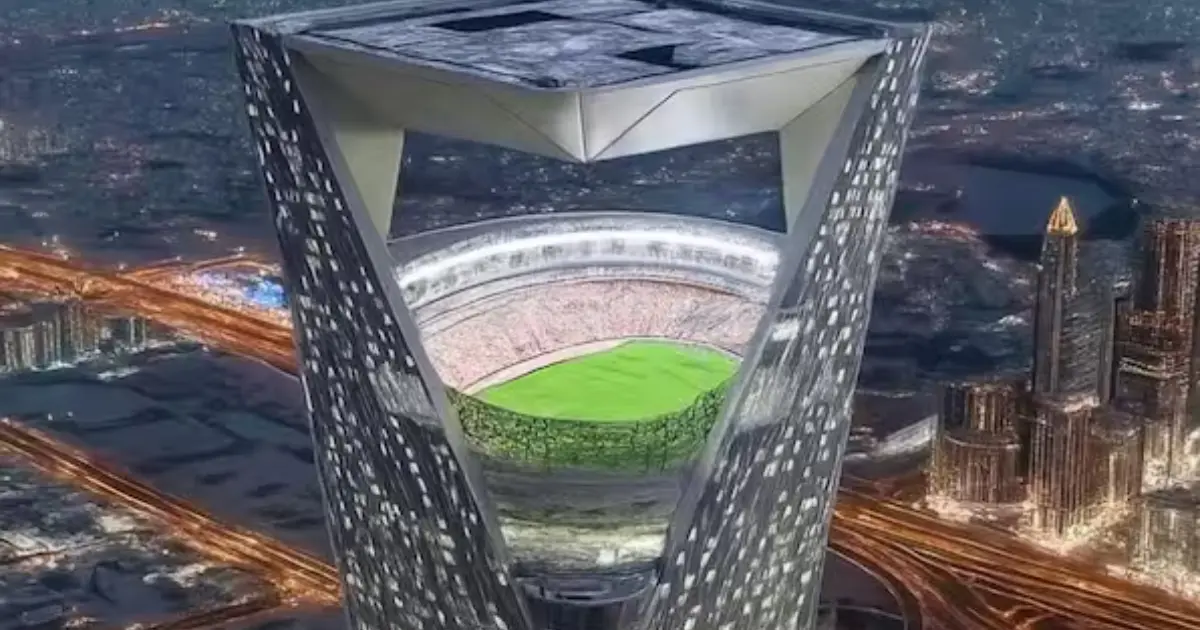 Saudi Arabia plans to build the world's first sky stadium-Image Credit: X