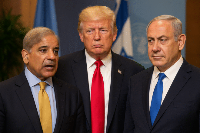 sharif asks trump to drop netanyahu