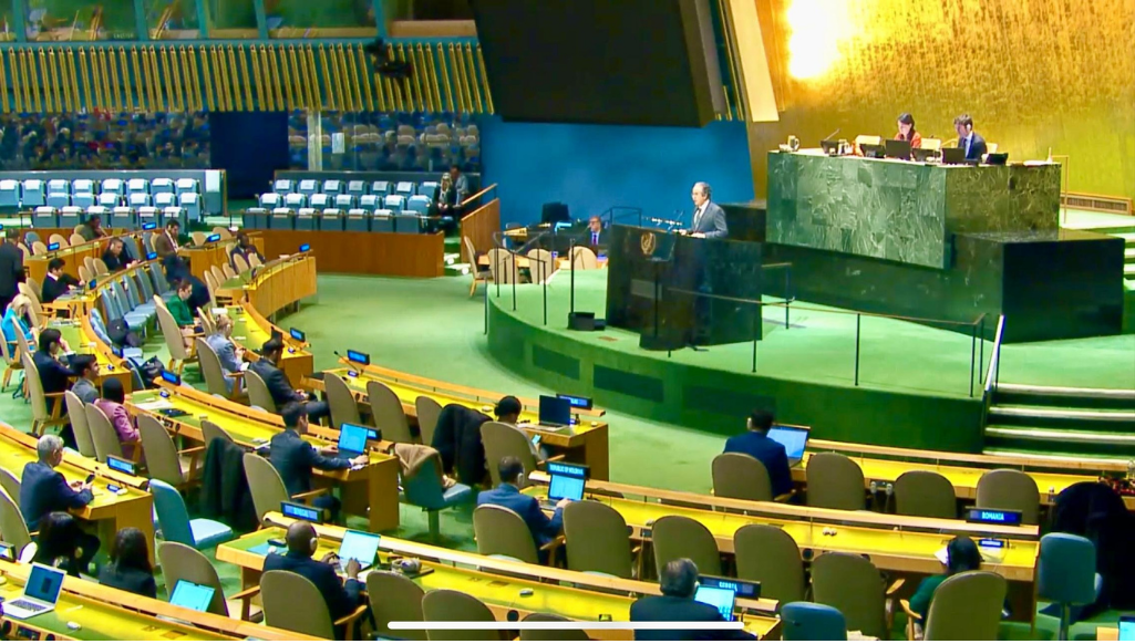 The United Nations General Assembly passed a resolution demanding Israeli withdrawal