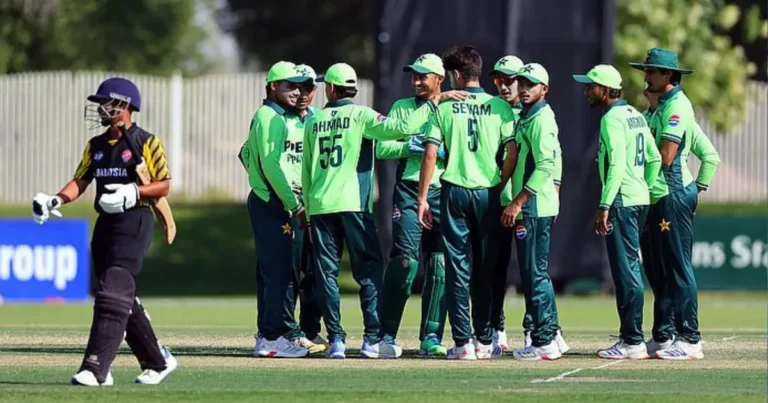 Under-19 Asia Cup: Pakistan defeats Malaysia by a huge margin of 297 runs-ACC