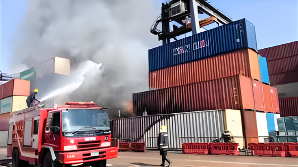 Karachi Port Fire Container fire brought under control, damage assessment underway