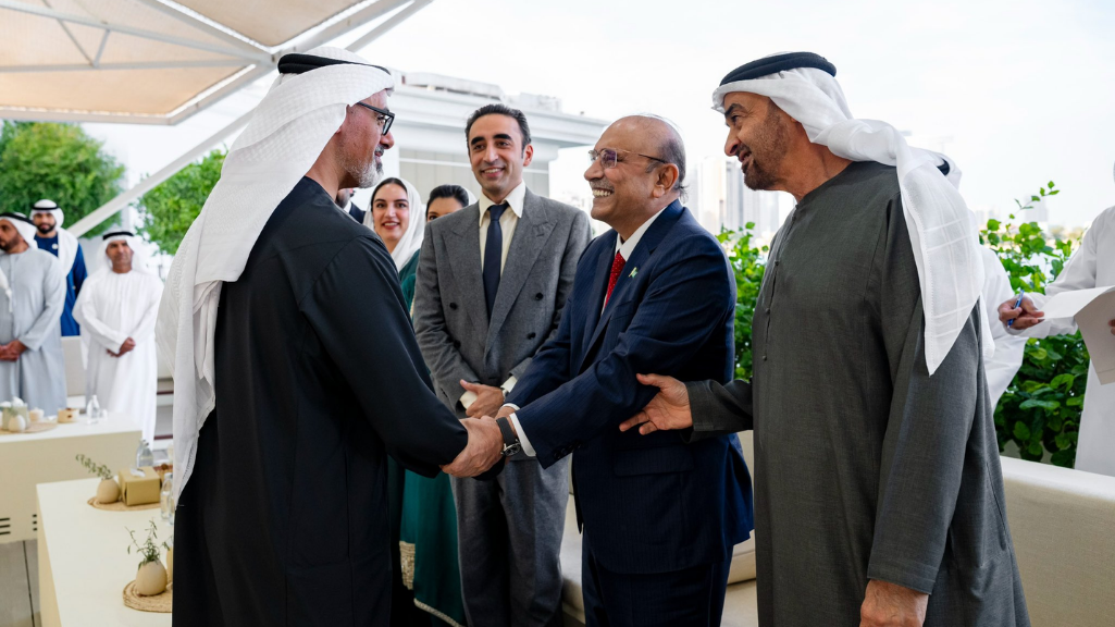 President Zardari meets UAE President, stresses increasing cooperation in trade, investment and energy