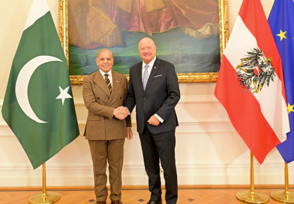 Major diplomatic breakthrough in Vienna Shehbaz Sharif meets Chancellor Stoker, announces further strengthening of bilateral ties