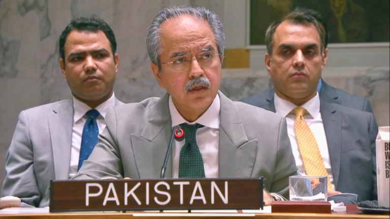Pakistan's tough stance at the UN, holding India responsible for instability in the region