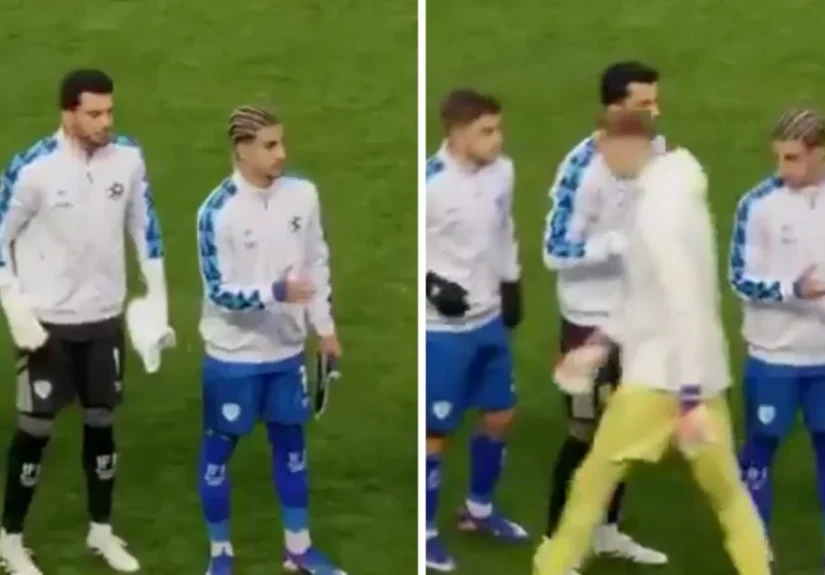 Bosnian players refuse to shake hands with Israeli team-X