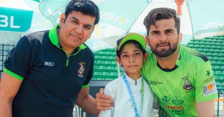 Lahore Qalandars won hearts, cancer-stricken child's wish to meet Shaheen Afridi fulfilled-X