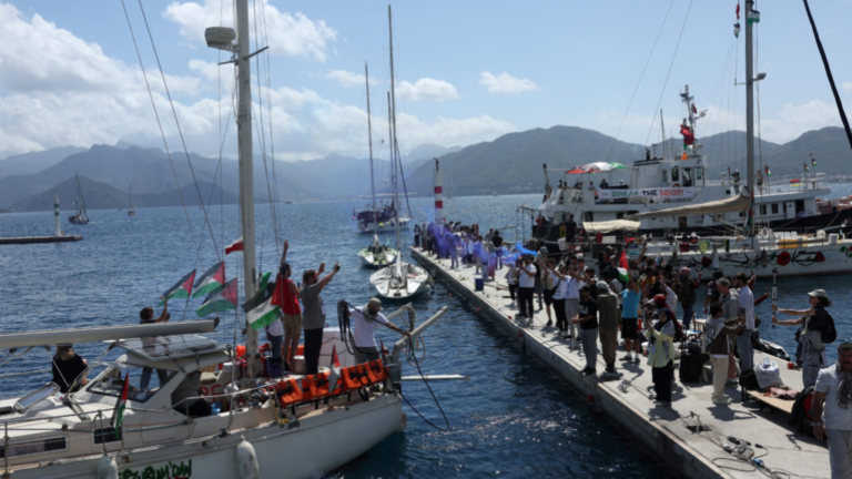 430 Gaza flotilla workers transferred to Israel, condemned by several countries