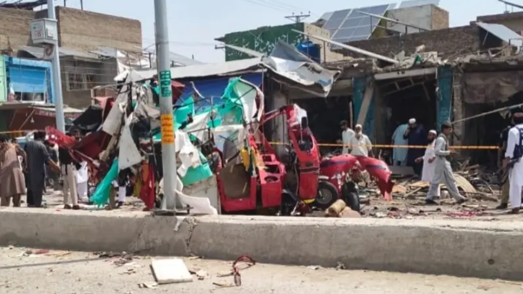 Lakki Marwat blast 7 people including two traffic policemen martyred, 23 injured