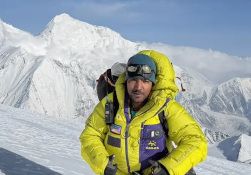 Pakistan's Sajid Ali Sadpara has climbed Mount Makalu, the world's fifth highest peak.-X