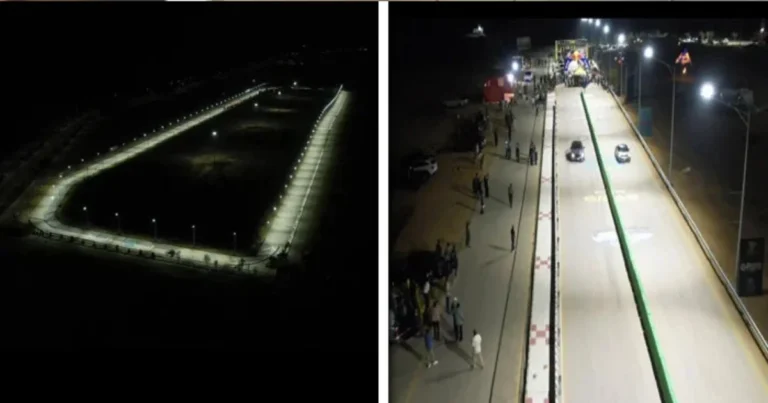 Pakistan's first super floodlit sports track ready-X