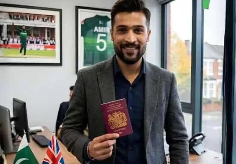 Former Pakistani fast bowler Mohammad Amir becomes a British citizen-X