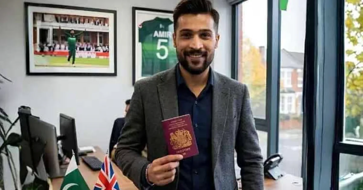 Former Pakistani fast bowler Mohammad Amir becomes a British citizen-X