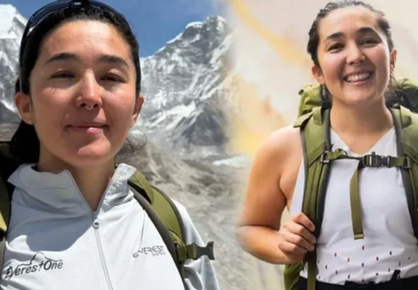Zakia Ahmed, an Afghan woman who moved to Australia, made history by climbing Mount Everest.-X