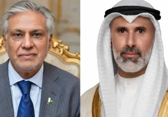 Ishaq Dar, Kuwaiti Foreign Minister discuss, agree to continue diplomacy
