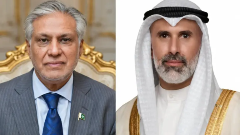 Ishaq Dar, Kuwaiti Foreign Minister discuss, agree to continue diplomacy
