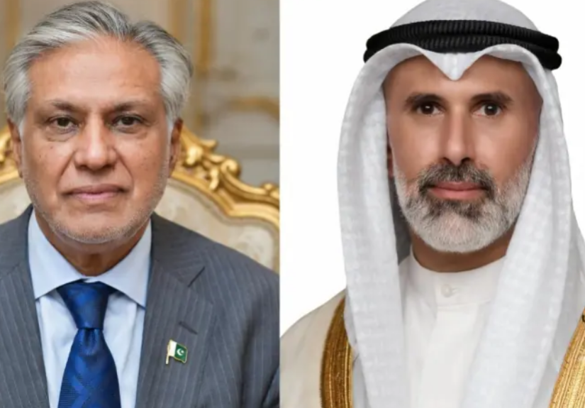 Ishaq Dar, Kuwaiti Foreign Minister discuss, agree to continue diplomacy