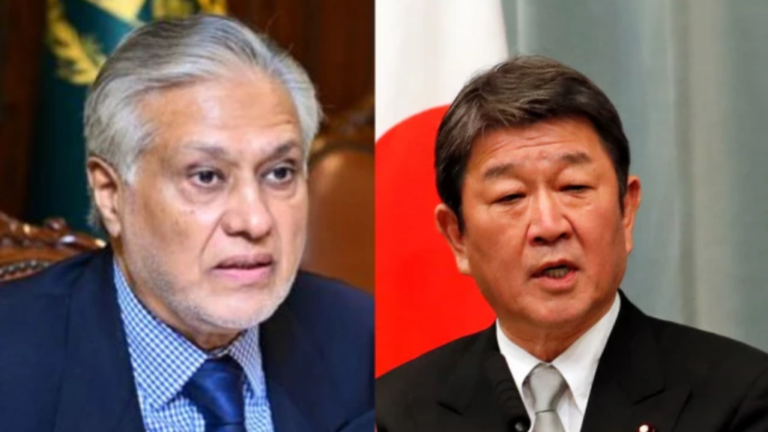 Ishaq Dar and Japanese Foreign Minister's telephone conversation — Global recognition of Pakistan's mediation efforts