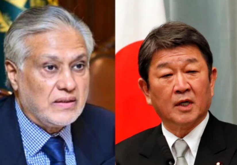 Ishaq Dar and Japanese Foreign Minister's telephone conversation — Global recognition of Pakistan's mediation efforts