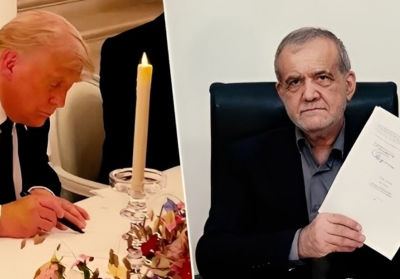 Trump and pezeshkian sign agreement, agreement effective immediately, 60-day negotiation process will begin