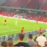 Shoes and trash rain down on Israeli players in Albania-X