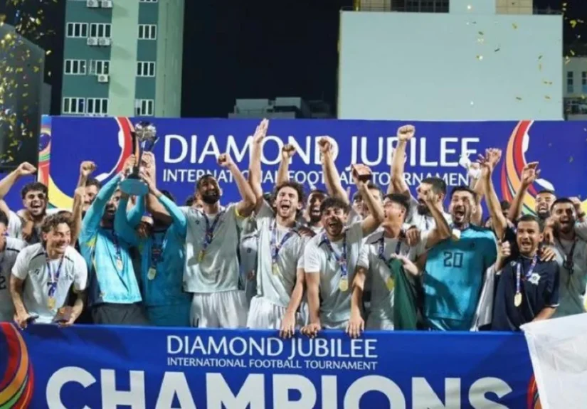 Pakistan's historic success after 64 years, winning the Diamond Jubilee Football Tournament-X