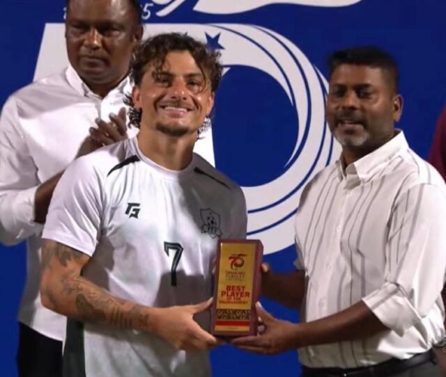 Pakistan's Otis Khan was named the best player of the tournament-X