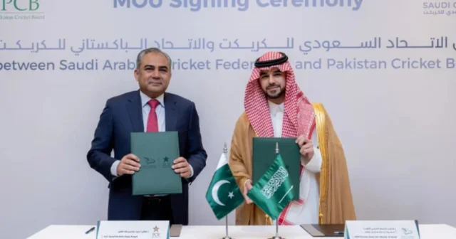 پی سی بی اور سعودی کرکٹ فیڈریشن میں معاہدہ، جدہ میں جدید کرکٹ اسٹیڈیم بنانے کا اعلان