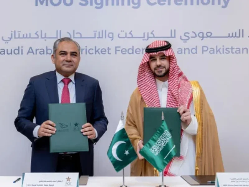 پی سی بی اور سعودی کرکٹ فیڈریشن میں معاہدہ، جدہ میں جدید کرکٹ اسٹیڈیم بنانے کا اعلان