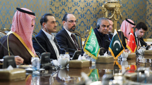 ایران سے کشیدگی کم کرنے پر اتفاق، پاکستان، سعودی عرب اور ترکیہ کا مذاکرات جاری رکھنے کا فیصلہ